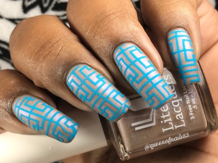 A Thousand Different Strokes of Light w/ nail art