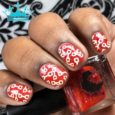 Baby Girl Lacquer - "Ultimate Sacrifice" - w/ nail art