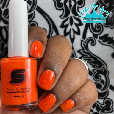 Scrunchie Tangerine - w/ glossy tc