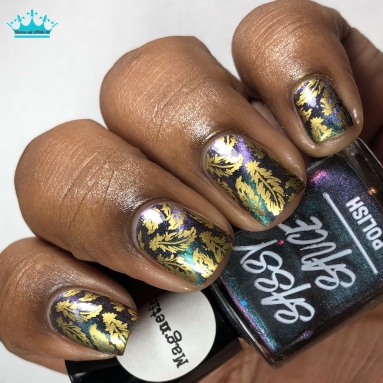 Galaxies Out the Sass - w/ nail art